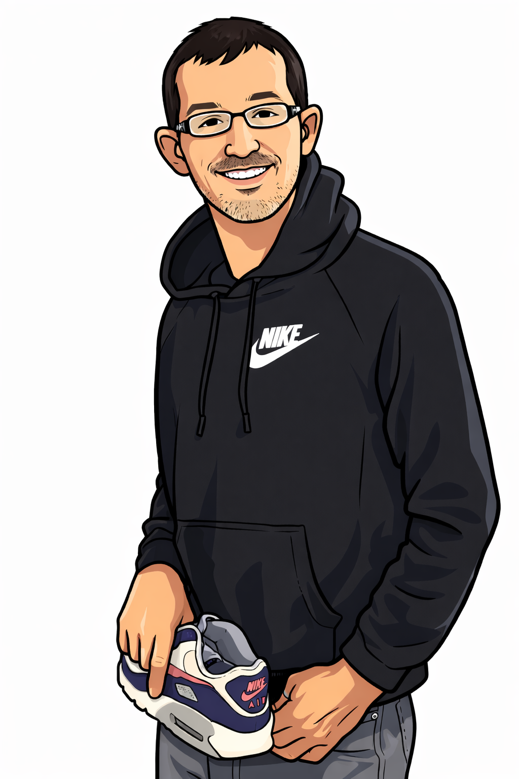 Jay's Sneaker Cartoon